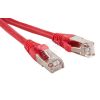 Патч-корд F/UTP экранированный категория 5е LSZH красный (1м) Hyperline 30961