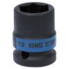 Головка торцевая ударная шестигранная 1/2', 19 мм King Tony 453519M