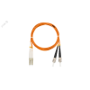 Шнур оптический переходной мм 50/125 OM2 LC/UPC-ST/UPC двойной LSZH 2мм NIKOMAX/NIKOLAN NMF-PC2M2C2-LCU-STU-003