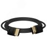 Кабель HDMI 2.0, Ultra HD 19М на 19М, 2 м., SLIM черный Greenconnect GCR-51596