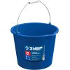 Ведро строительное усиленное пластмассовое, с носиком 12л ЗУБР 06091-12