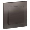 Выключатель одноклавишный ATLASDESIGN схема 1 10АХ в сборе мокко SE (Systeme) ATN000612