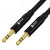 Кабель аудио Jack 3.5 мм на Jack 3.5 мм, 1.5 м., черный Greenconnect GCR-54760
