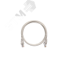 Шнур U/UTP 4 пары, Кат.5e, 2хRJ45/8P8C, T568B, PVC, серый, 0,5м, 10шт. NETLAN EC-PC4UD55B-005-GY-10