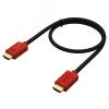 Кабель HDMI 1.4 19М на 19М, 1.8 м., черный-красный, позолоченные контакты Greenconnect GCR-HM450-1.8m