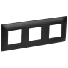 SKANDY Рамка 3-местная SK-F03Bl черный IEK