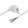 Шнур электрический с вилкой ПВС 3х1,5 мм, 2м, белый REXANT 11-1327