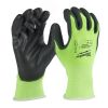 Перчатки защитные Hi-Vis Cut level (Хай Виз Кат Левел) 1/A, S/7 Milwaukee 4932479916