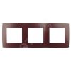 Рамка на 3 поста, Эра12, бордо, 12-5003-25 ЭРА Б0019408
