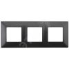 Рамка на 3 поста, Эра Elegance, антрацит, 14-5003-05 ЭРА Б0034397