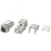 Вставка Keystone Jack RJ-45(8P8C) категория 5e экраниров Hyperline KJ9-8P8C-C5e-90-SH-F