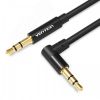 Кабель аудио Jack 3.5 мм M на Jack 3.5 мм M, угол 90 гр., 0.5 м. Vention BAKBD-T