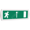 Оповещатель охранно-пожарный световой Т 24 Человек вправо стрелка вверх в дверь (зеленый фон) SLT Т 24 Чел вправо стр вверх в дверь