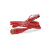 Патч-корд U/UTP категория 5е LSZH 1м красный Hyperline 30888
