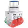 Кнопка ABLF 22мм синяя 220В ВK-22 SE (Dekraft) 25016DEK