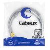 Патч-корд U/UTP, категория 6, 2xRJ45/8p8c, неэкранированный, серый, PVC, 3м Cabeus PC-UTP-RJ45-Cat.6-3m