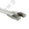 Патч-корд FTP 5e 4x2 26AWG (7x0.16mm) Cu LSZH серый 3м СУПР 10-0718