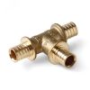 Тройник аксиальный латунный 16x16x16 PRO AQUA AX20016