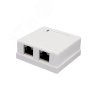 Компьютерная розетка 8P8C (RJ-45), FTP, 6, 2 порта СУПР 10-0353
