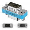 Адаптер переходник VGA 15M на VGA 15F, контакты никелированные Vention DDFB0