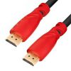 Кабель HDMI 1.4 19М на 19М, 1 м., красный, позолоченные контакты Greenconnect GCR-HM350-1.0m