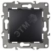 Выключатель, 10АХ-250В, Эра12, антрацит,12-1101-05 ЭРА Б0014625