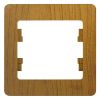GLOSSA Рамка 1 пост дуб SE (Systeme) GSL000501