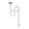 Cифон VIR гофрированный с нержавеющей  чашкой D63 мм 1'1/4- D40/50 VIRPlast 30980314