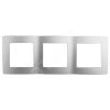 Рамка на 3 поста, Эра12, алюминий, 12-5003-03 ЭРА Б0014763