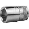 Головка торцевая ''INDUSTRIE QUALITAT'', Cr-V, FLANK, хромосатинированная, 1/2'', 17 мм KRAFTOOL 27805-17_z01
