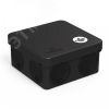 Коробка уравнивания потенциалов (КУП) 60-0210-9005-У для прямого монтажа двухкомпонентная безгалогенная (HF) черная 80х80х40 (132шт/кор) Промрукав Промрукав 60-0210-9005-У