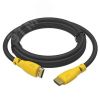 Кабель HDMI 2.0, Ultra HD 19М на 19М, 1 м., черный-желтый Greenconnect GCR-HM341-1.0m