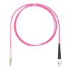 Шнур оптический коммутационный (патч-корд), LC-FC симплекс simplex OM4, нг(А)-HF, маджента, 1,0 м Datarex DR-220231