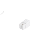 Модуль Keystone, Кат.5e, RJ45/8P8C, для FT-TOOL, неэкраннированный, со шторкой, белый NIKOMAX/NIKOLAN NMC-KJUD2-ST-WT