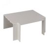 Угол T-образный (100х60) (2 шт) Plast Белый EKF tchw-100-60x2