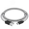 Кабель Micro USB, 1 м., черный-прозрачный, быстрая зарядка Greenconnect GCR-54477