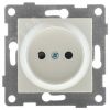 Ugra Розетка одинарная, без бокового заземляющего контакта. с защитой от проникновения, скрытая установка, 16А, 250В.  жемчуг GUSI Electric С11Р2-028