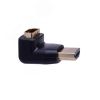 Адаптер переходник HDMI 19M на 19F, угол 90, контакты позолоченные Vention H380HDFA