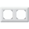 W59 Рамка 2 поста IP44 белая SE (Systeme) KD-2B-18