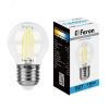 Лампа светодиодная LED 15вт Е27 дневной шар FILAMENT FERON LB-515 38254