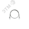 Шнур U/UTP 4 пары, Кат.5e, 2хRJ45/8P8C, T568B, 7х0,175мм, LSZH, серый, 3м NIKOMAX/NIKOLAN NMC-PC4UD55B-ES-030-C-GY