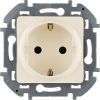 Розетка 2К+З со шторками немецкий стандарт 16 А 250 В~ INSPIRIA слоновая кость Daccord/Legrand 673731