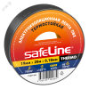Изолента SAFELINE THERMO 19мм х 20м х 0,18 мм     черный, термостойкая Росэл 25266