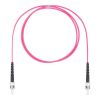 Шнур оптический коммутационный (патч-корд), ST-ST симплекс simplex OM4, нг(А)-HF, маджента, 0,5 м Datarex DR-223330