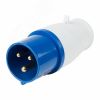 Вилка 013 переносная 2Р+РЕ 16А 220В IP44, REXANT REXANT 11-8900