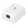 Розетка компьютерная RJ-45(8P8C), категория 6, экранированная, одинарная, внешняя, Dual IDC Cabeus WS-8P8C-Cat.6-SH-1
