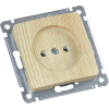 MASTER Розетка одноместная скрытой установки, в рамку, сосна HEGEL РС16-401-02
