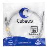 Патч-корд F/UTP, категория 5е, 2xRJ45/8p8c, экранированный, серый, PVC, 1.5м Cabeus PC-FTP-RJ45-Cat.5e-1.5m