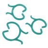 Кольцо фиксатор (3 размера) (100/2400) GPCR-3 GREEN APPLE Б0008303