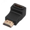Переходник штекер HDMI - гнездо HDMI, угловой,, REXANT 17-6805
